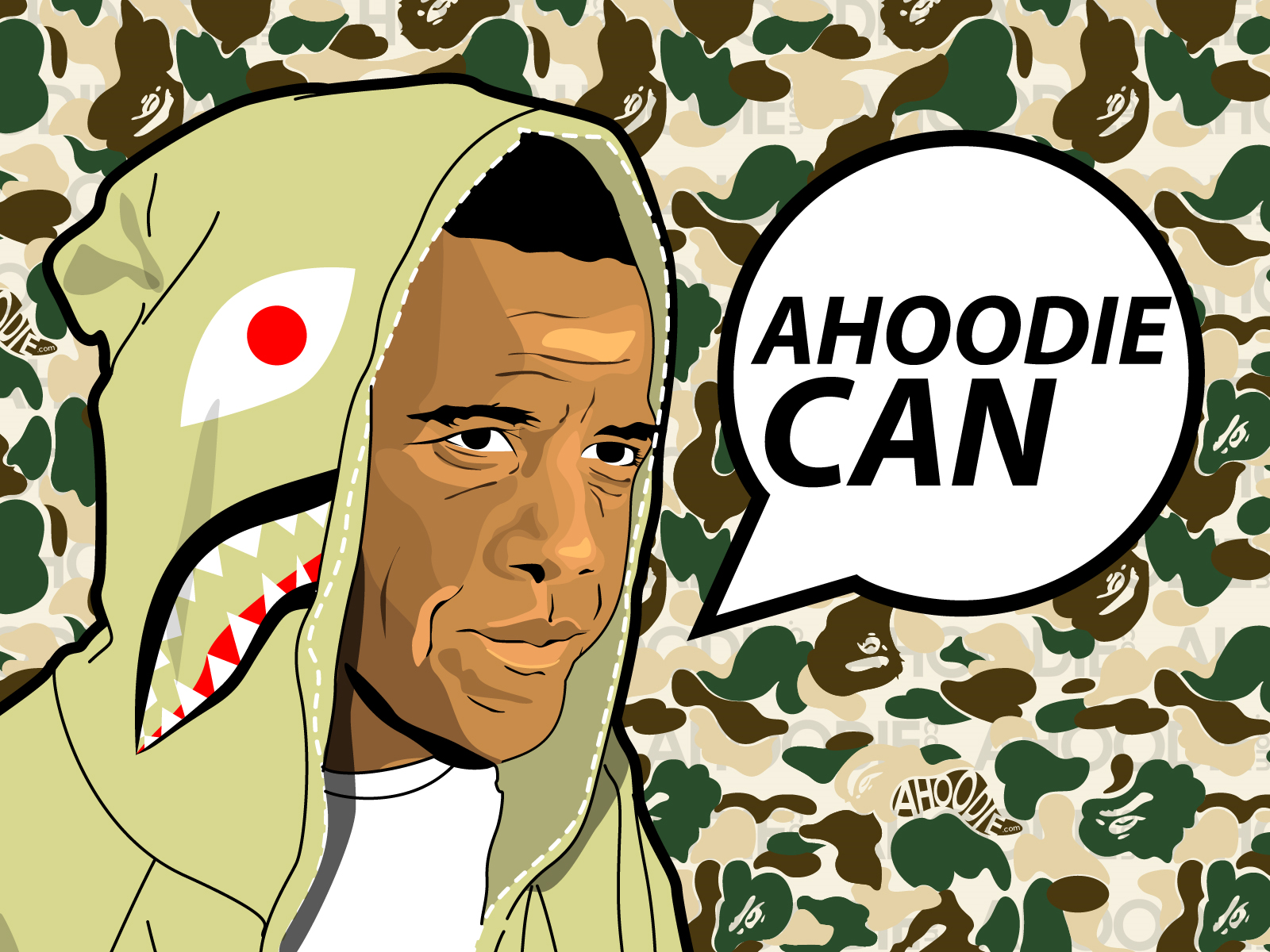 WALLPAPERS: Bape x Obama Desktop Background Wall Paper