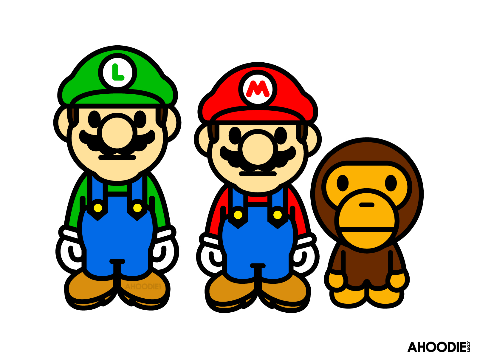 WALLPAPERS: BAPE MARIO TO MILO, the only place where you'll find them