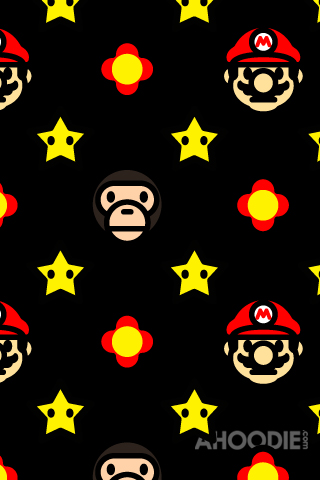 Camo Iphone Wallpaper on Bigger Star Camouflage Bape Mario To Milo Baby Milo Iphone Wallpaper 5