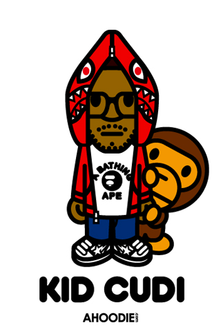 Kid Cudi X bape X Baby Mildo baby milo wallpaper. Kid Cudi X bape X Baby Mildo
