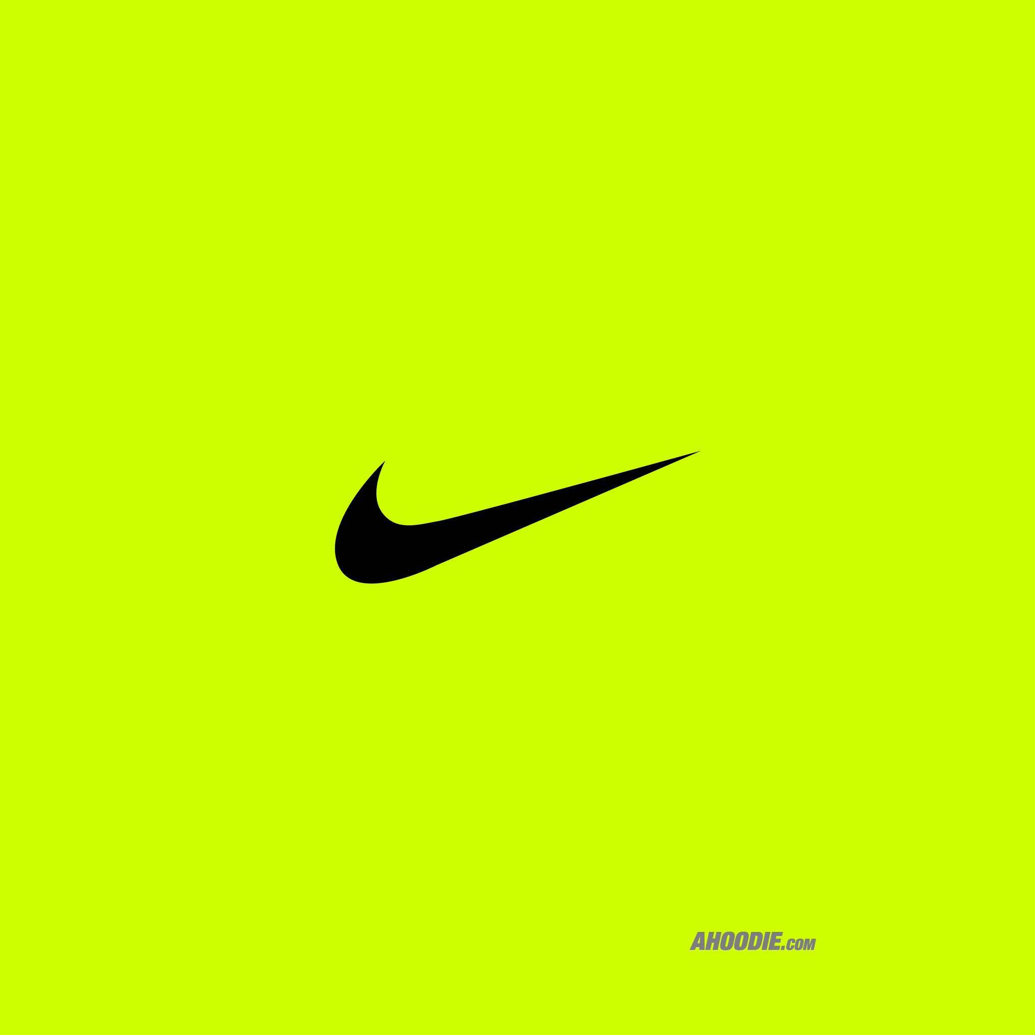 nike neon swoosh